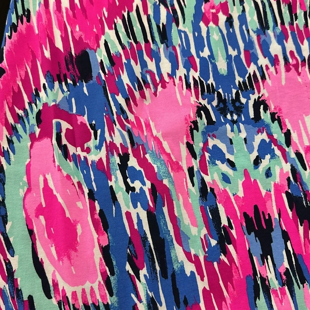 Lilly Pulitzer Marvista Wrap Maxi Dress S Free Spirit Stretch Resortwear Beachy - Picture 8 of 14